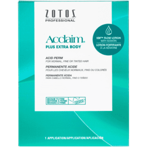 Zotos Acclaim Plus Extra Body Acid Hair Perm for Normal, Fine or Tinted Hair