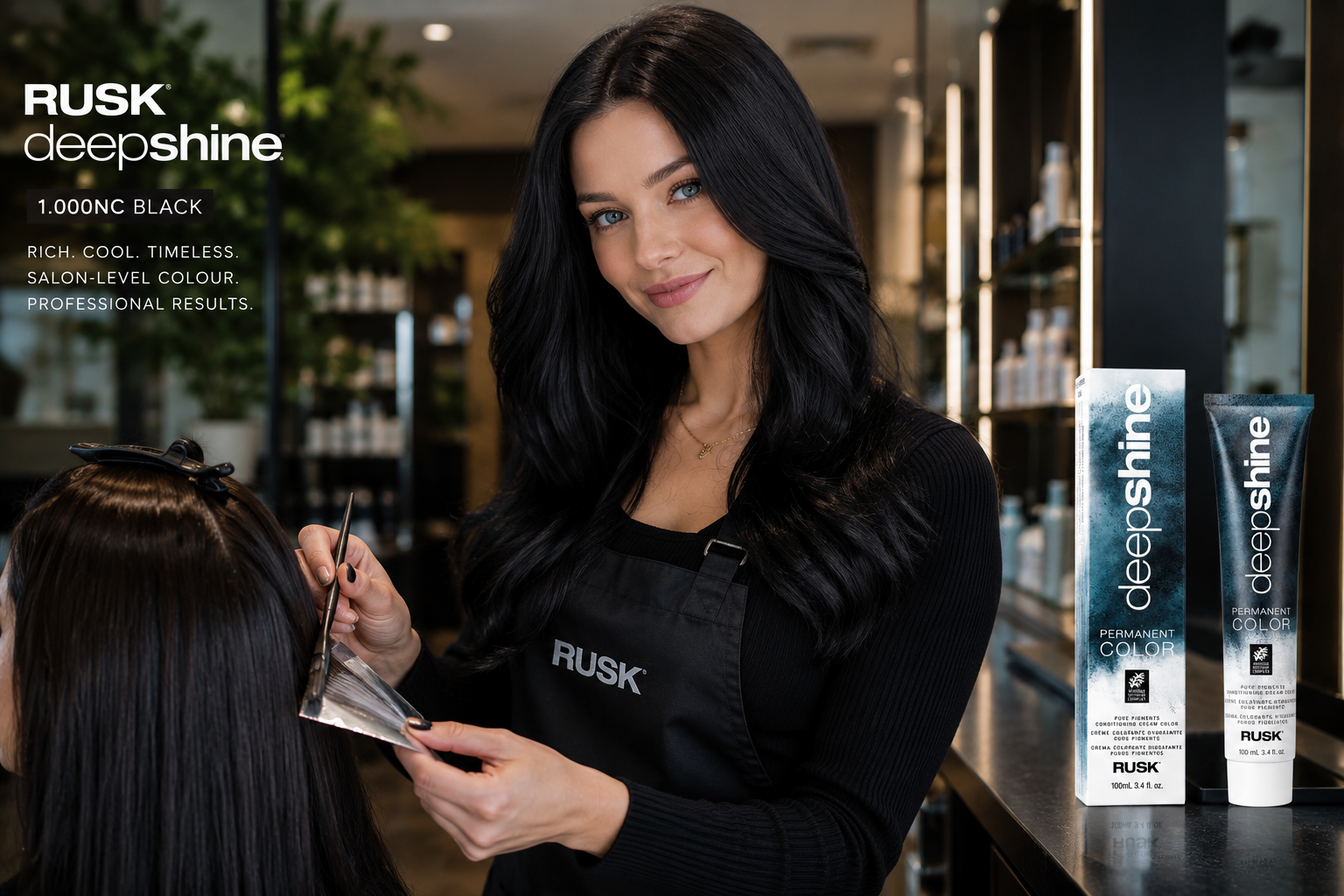 Rusk Deepshine 1.000NC Black: The Ultimate Guide to Pure, Natural Black Hair Color
