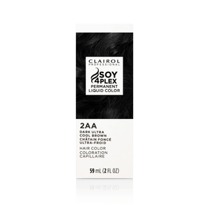 Coloration capillaire liquide permanente Soy4Plex 2AA Châtain foncé ultra froid Clairol Professional
