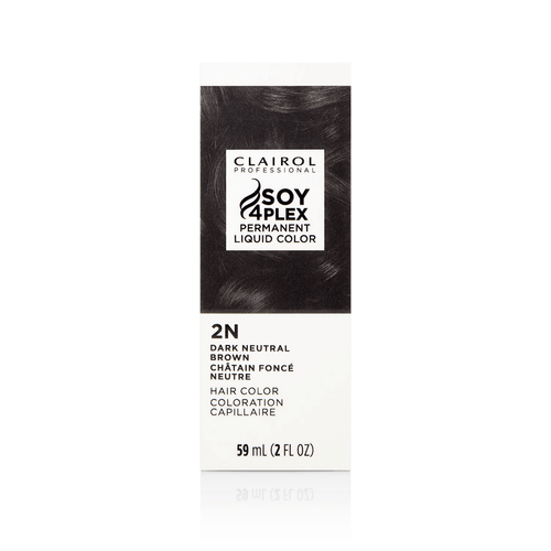 Coloration capillaire liquide permanente Soy4Plex 2AA Châtain foncé ultra froid Clairol Professional