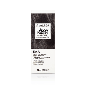 Coloration liquide permanente pour cheveux châtain très clair ultra-froid Soy4Plex 5AA Clairol Professional