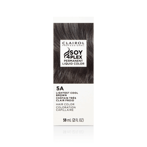 Coloration Capillaire Liquide Permanente Châtain Froid Très Clair 5A Soy4Plex de Clairol Professional