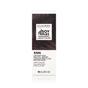 Clairol Professional Soy4Plex 5NN Châtain Clair Riche Neutre Coloration Permanente Liquide