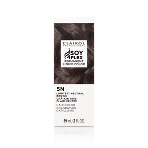 Coloration capillaire liquide permanente Soy4Plex 5N Châtain Clair Neutre Clairol Professional