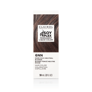 Clairol Professional Soy4Plex 6NN Châtain Neutre Foncé Intense Coloration Permanente Liquide