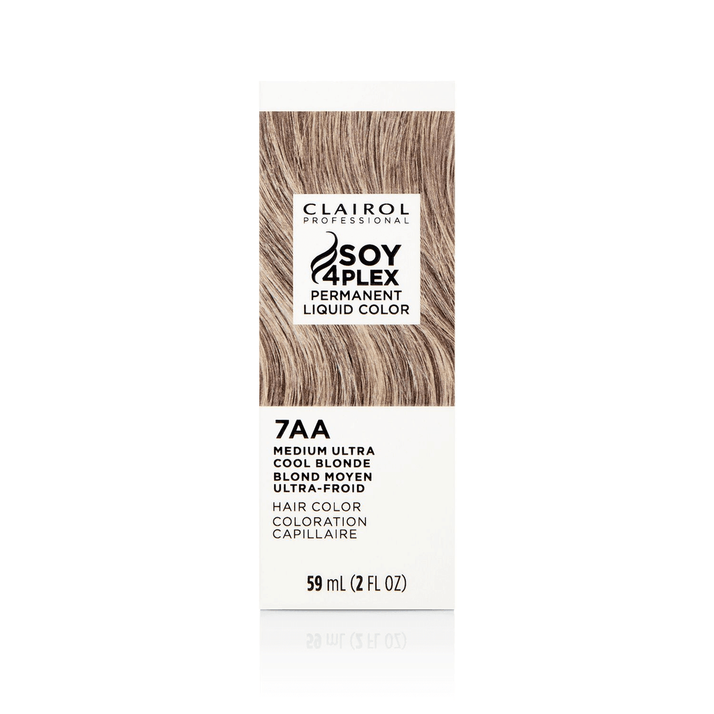 Clairol Professional Soy4Plex 1A Noir Froid Coloration Capillaire Permanente Liquide