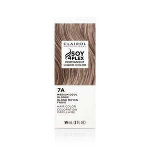 Coloration capillaire liquide permanente Soy4Plex 7A Blond froid moyen Clairol Professional