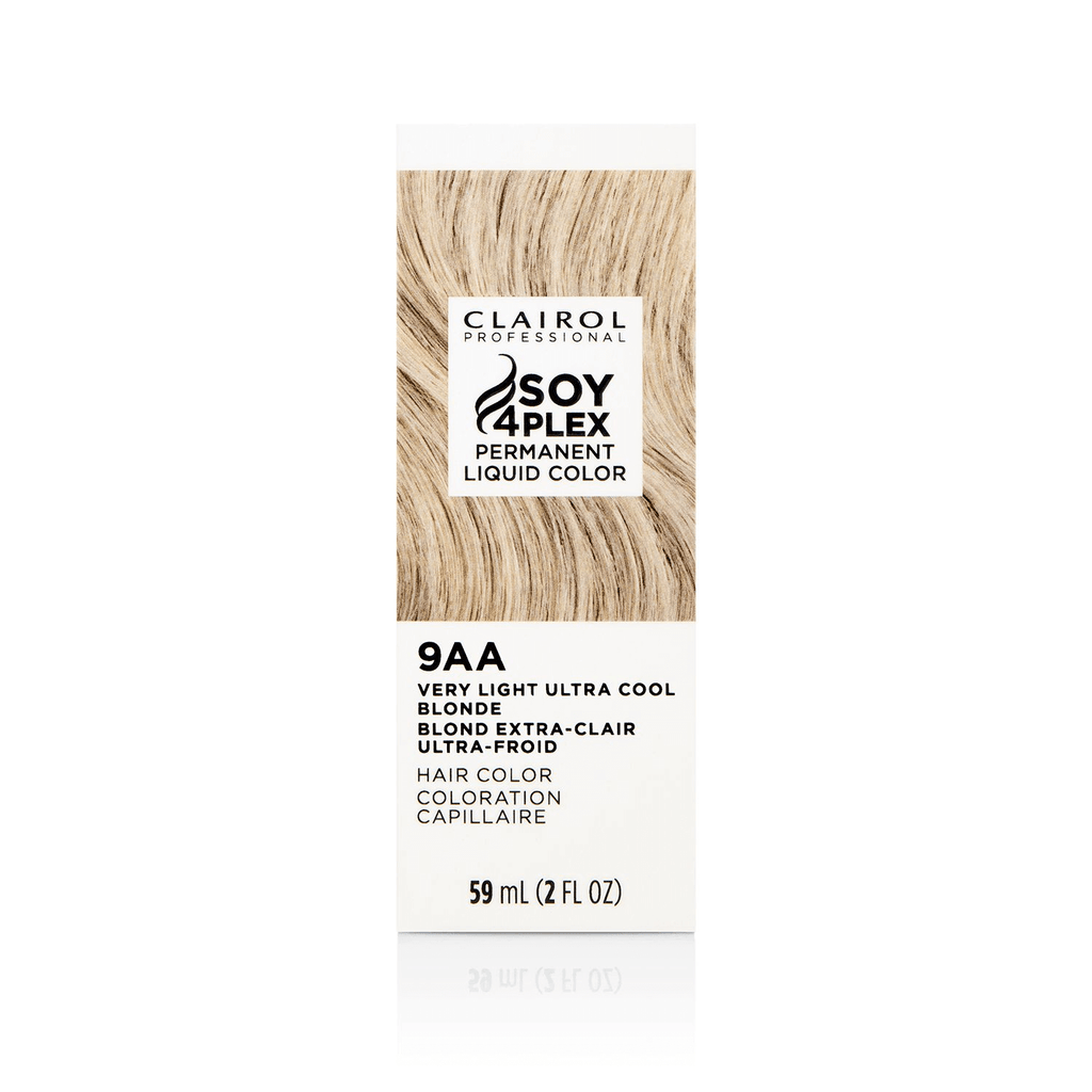 Clairol Professional Soy4Plex 1A Noir Froid Coloration Capillaire Permanente Liquide