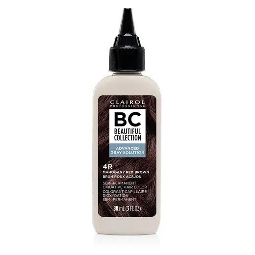 Clairol Beautiful Collection Advanced Gray Solution 4R Mahogany Red Brown 88 mL