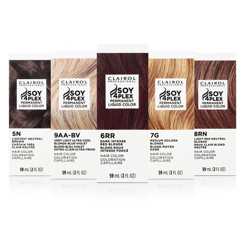 Clairol Professional Soy4Plex 1A Noir Froid Coloration Capillaire Permanente Liquide
