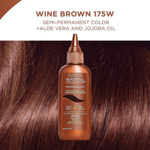 Clairol Beautiful Collection B175W Wine Brown Permanent Hair Colour