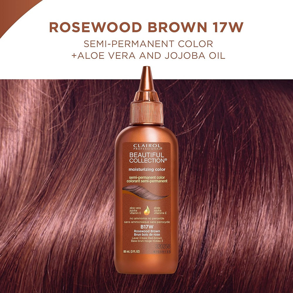 Clairol Beautiful Collection B17W Rosewood Brown Hair Colour