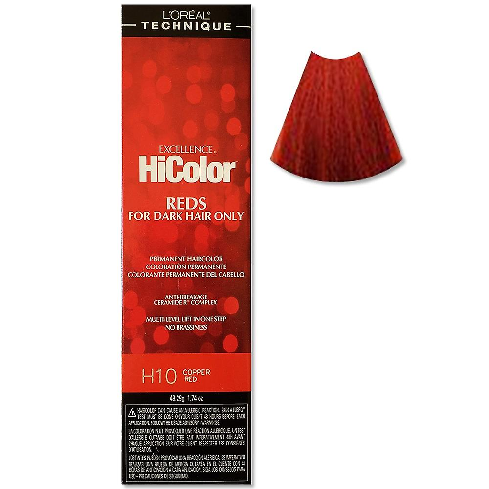 L’Oreal Excellence HiColor H10 Copper Red For Dark Hair Only