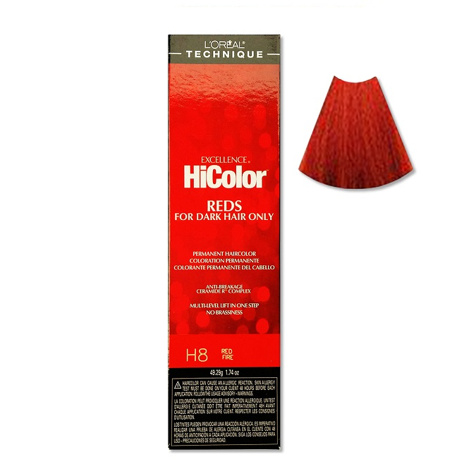 L’Oreal HiColor H8 Red Fire For Dark Hair Only