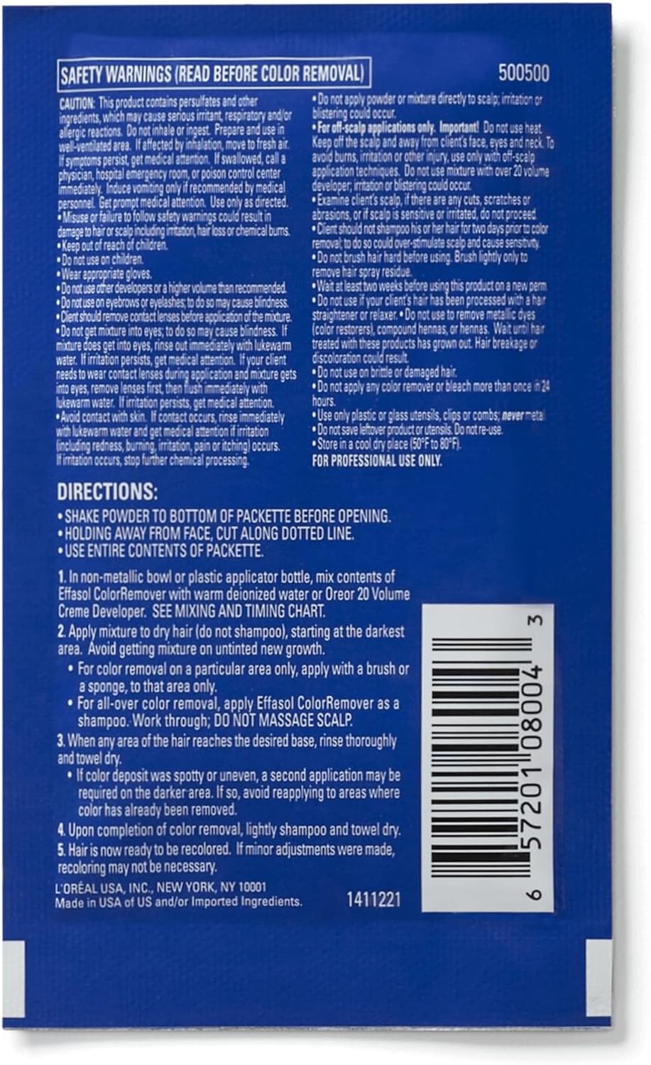 L’Oreal Effasol Color Remover 22.11g