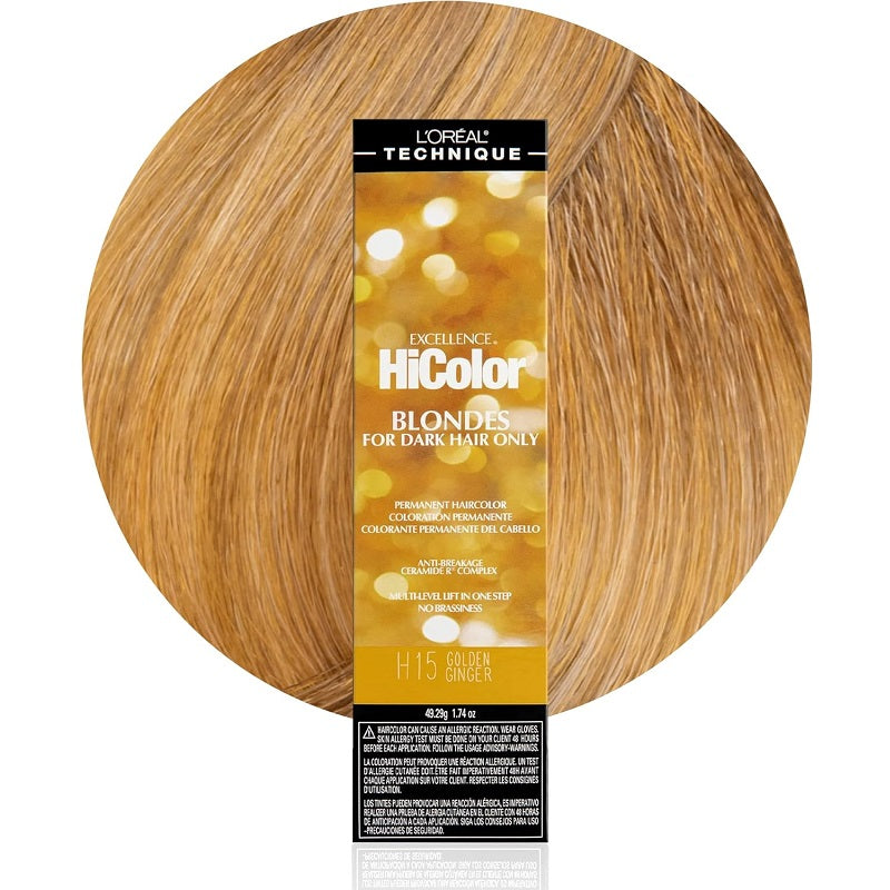 L’Oreal Excellence HiColor H15 Golden Ginger For Dark Hair Only