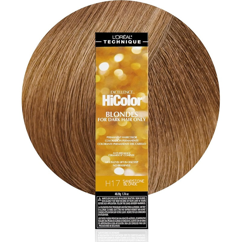 L’Oreal Excellence HiColor H17 Sandstone Blonde For Dark Hair Only