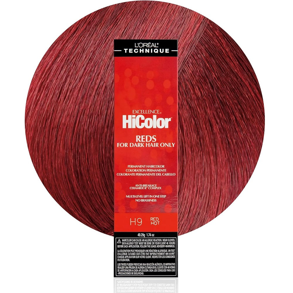 L’Oreal Excellence HiColor H9 Red Hot For Dark Hair Only