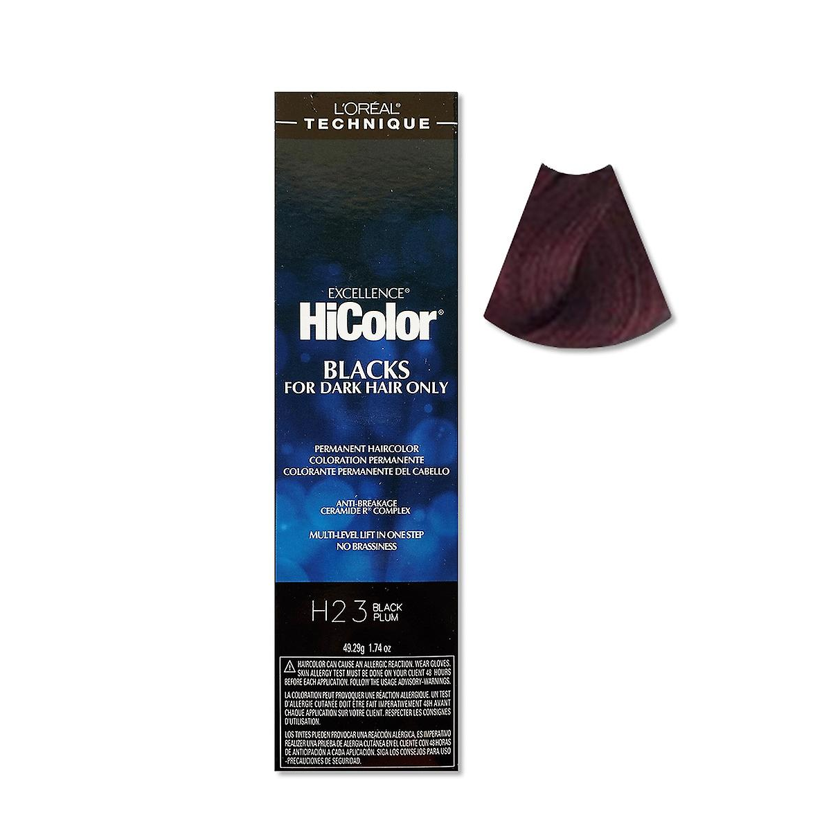 L’Oreal Excellence HiColor H23 Black Plum For Dark Hair Only