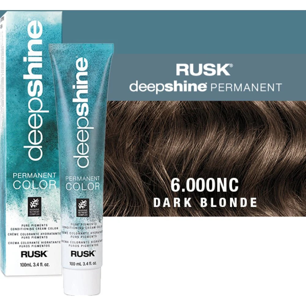 Rusk Deepshine 6.000NC Dark Blonde Permanent Hair Colour