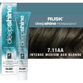 Coloration permanente intense blond cendré moyen Rusk Deepshine 7.11AA