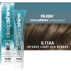 Rusk Deepshine 8.11AA Coloration Permanente Blond Clair Cendré Intense