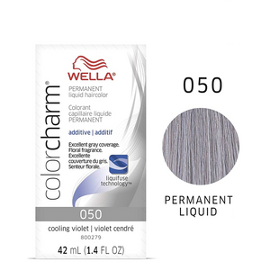 Wella Color Charm 050 Cooling Violet Permanent Liquid Hair Toner