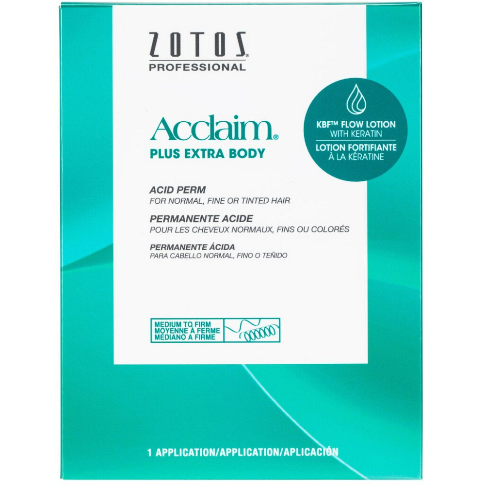 Zotos Professional Acclaim Plus Extra Body Acid Perm For Normal, Fine or Tinted Hair