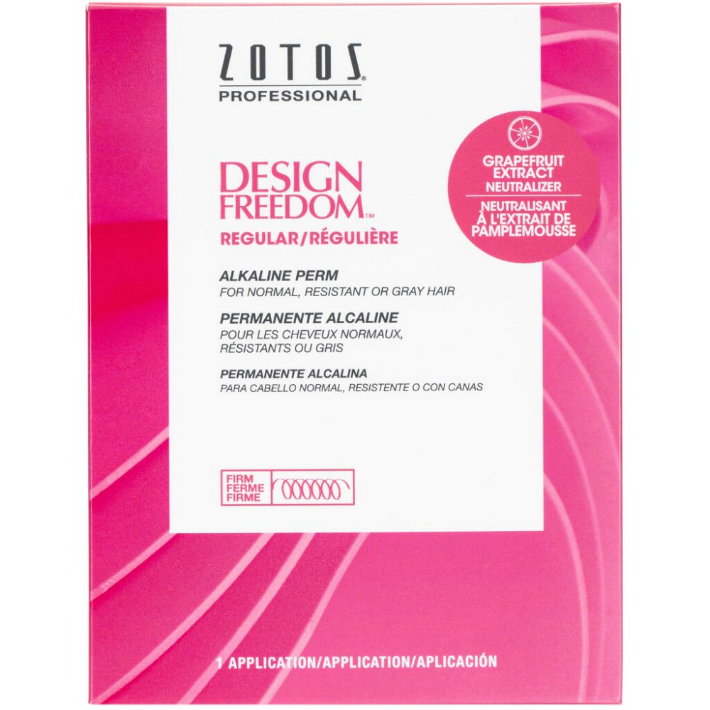 Zotos Professional Design Freedom Regular Alkaline Perm For Normal, Resistant or Gray Hair