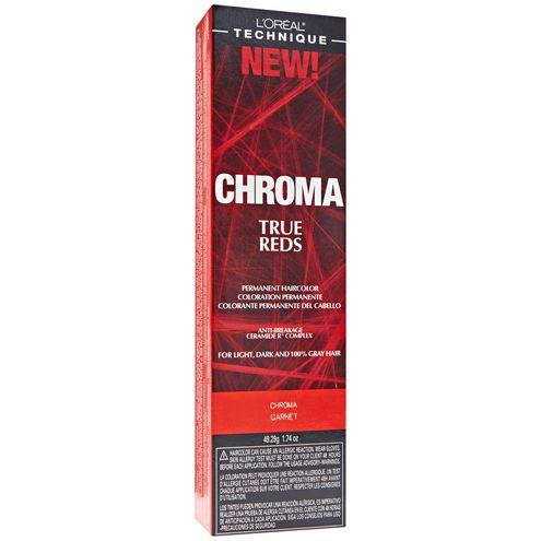 L'Oréal Technique Chroma True Reds 4RV Chroma Garnet Permanent Hair Colour