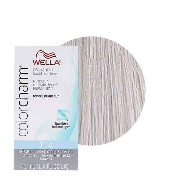 Wella Hair Color Charm T14 Pale Ash Blonde Colourwarehouse