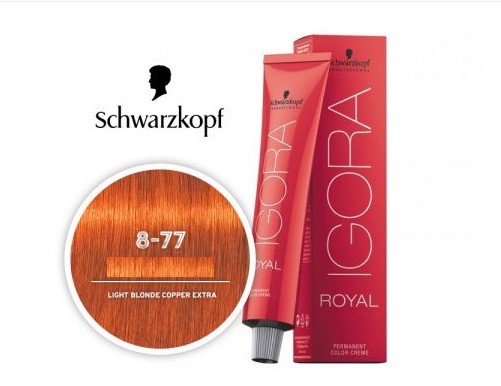 Schwarzkopf Igora Royal 8-77 Light Blonde Copper Extra Permanent