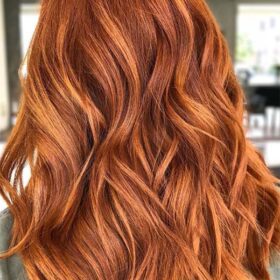 beautiful copper hair dye